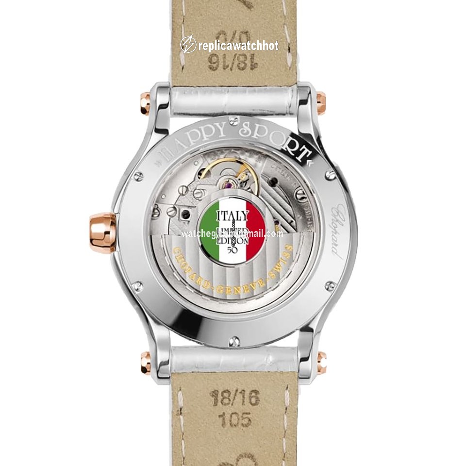 Chopard Happy Sport Womens watch Automatic Gold Steel 278559-6020 2