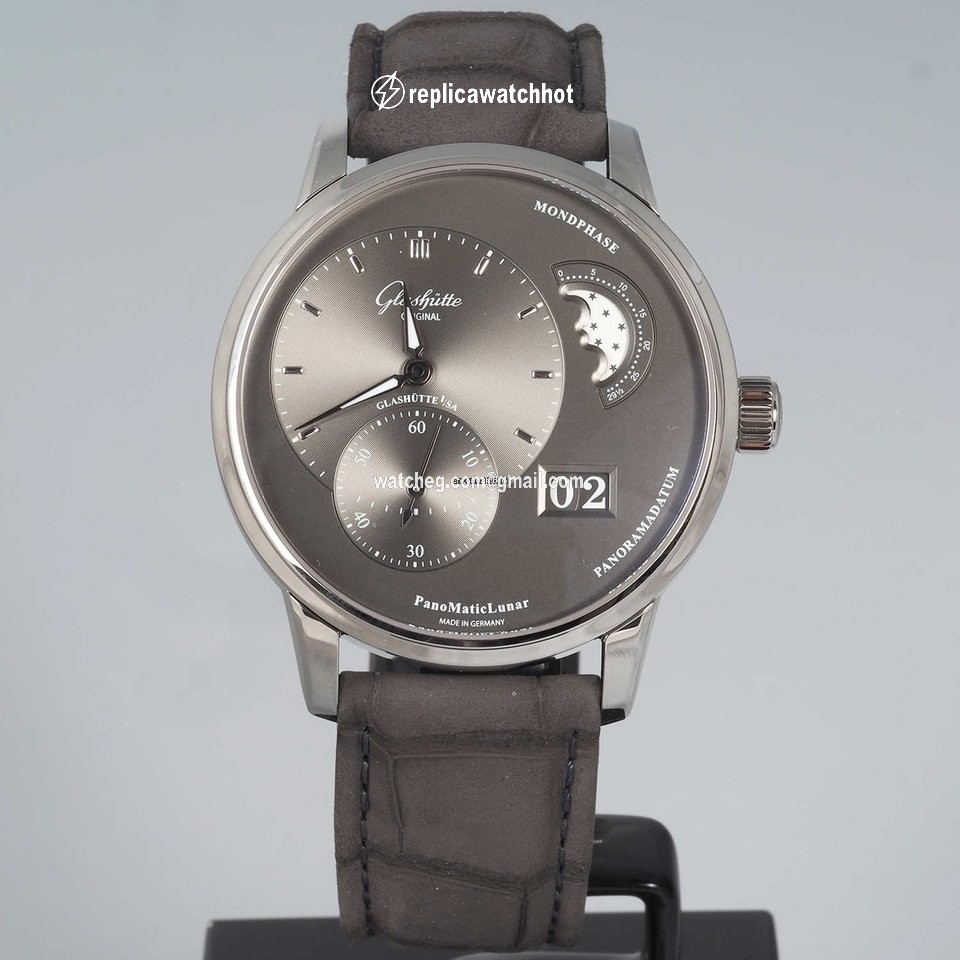 Glashtte Original PanoMaticLunar Mens watch Unisex Automatic Steel 1-90-02-43-32-02 2
