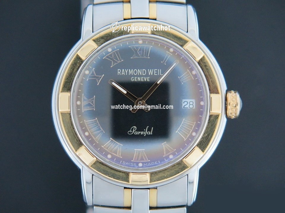 Raymond Weil Parsifal Mens watch Unisex Quartz Gold Steel 9540 2