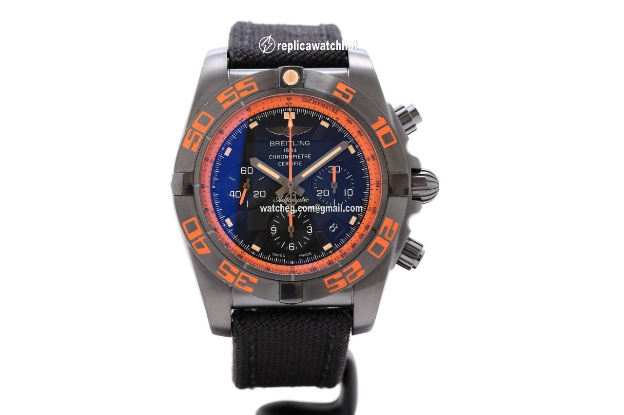 Breitling Chronomat 44 Raven Mens watch Unisex Automatic Steel MB0111C2 BD07 153S 2