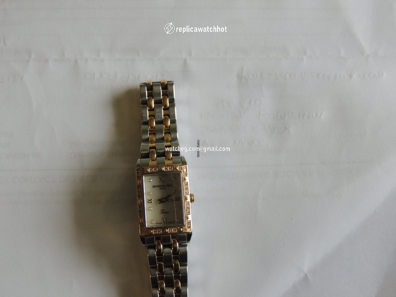 Raymond Weil Tango Womens watch Quartz Gold Steel 5971-SPS-00995 2