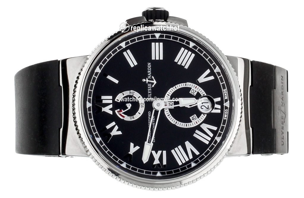 Ulysse Nardin Marine Chronometer Manufacture Mens watch Unisex Automatic Steel 1183-122-42 2