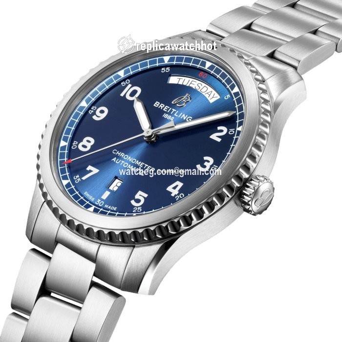 Breitling Aviator 8 Mens watch Unisex Automatic Steel A45330101C1A1 2