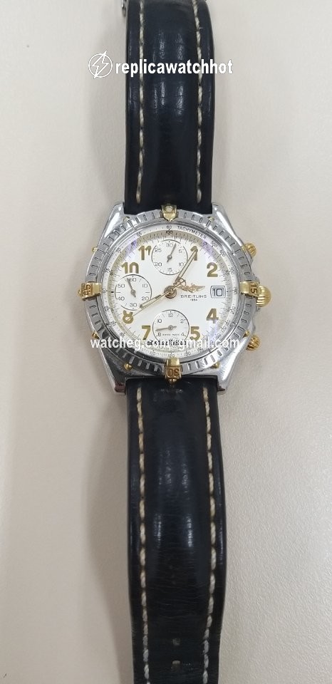 Breitling Chronomat Mens watch Unisex Automatic Gold Steel Breitling Chronomat B13050.1 2