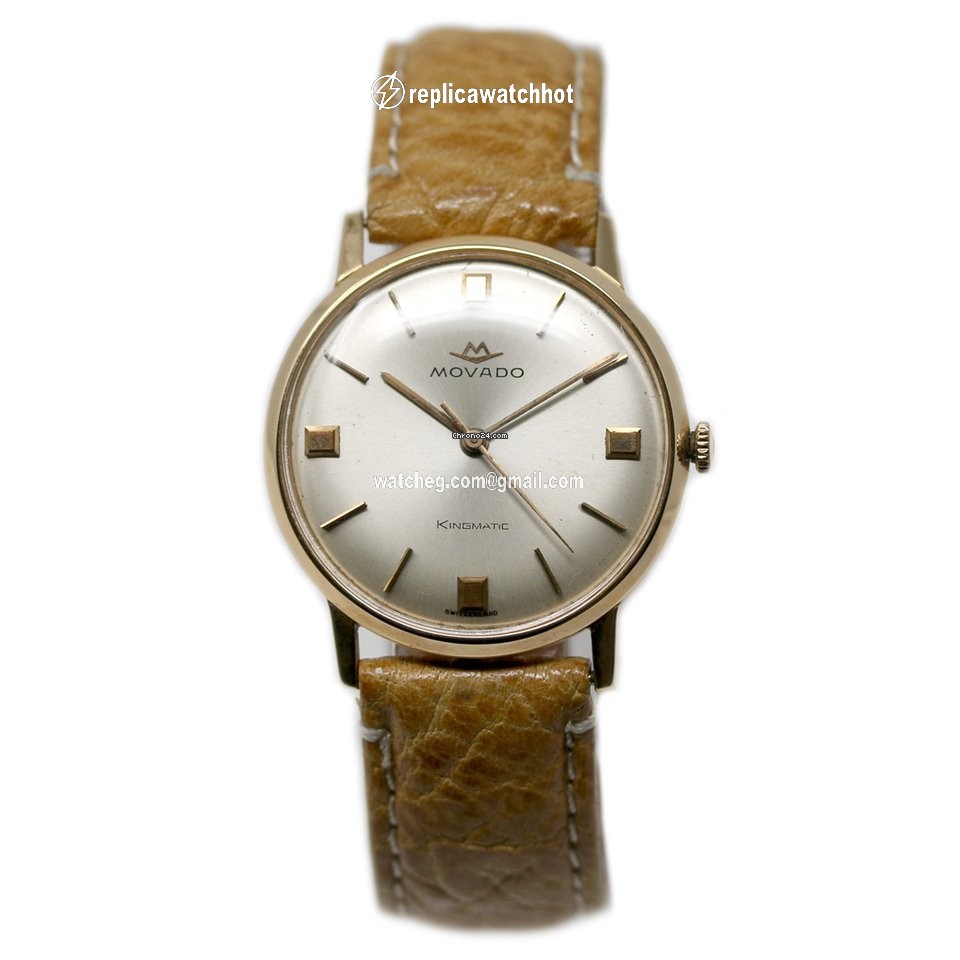Movado Kingmatic Mens watch Unisex Automatic Rose gold F.C.4048 2