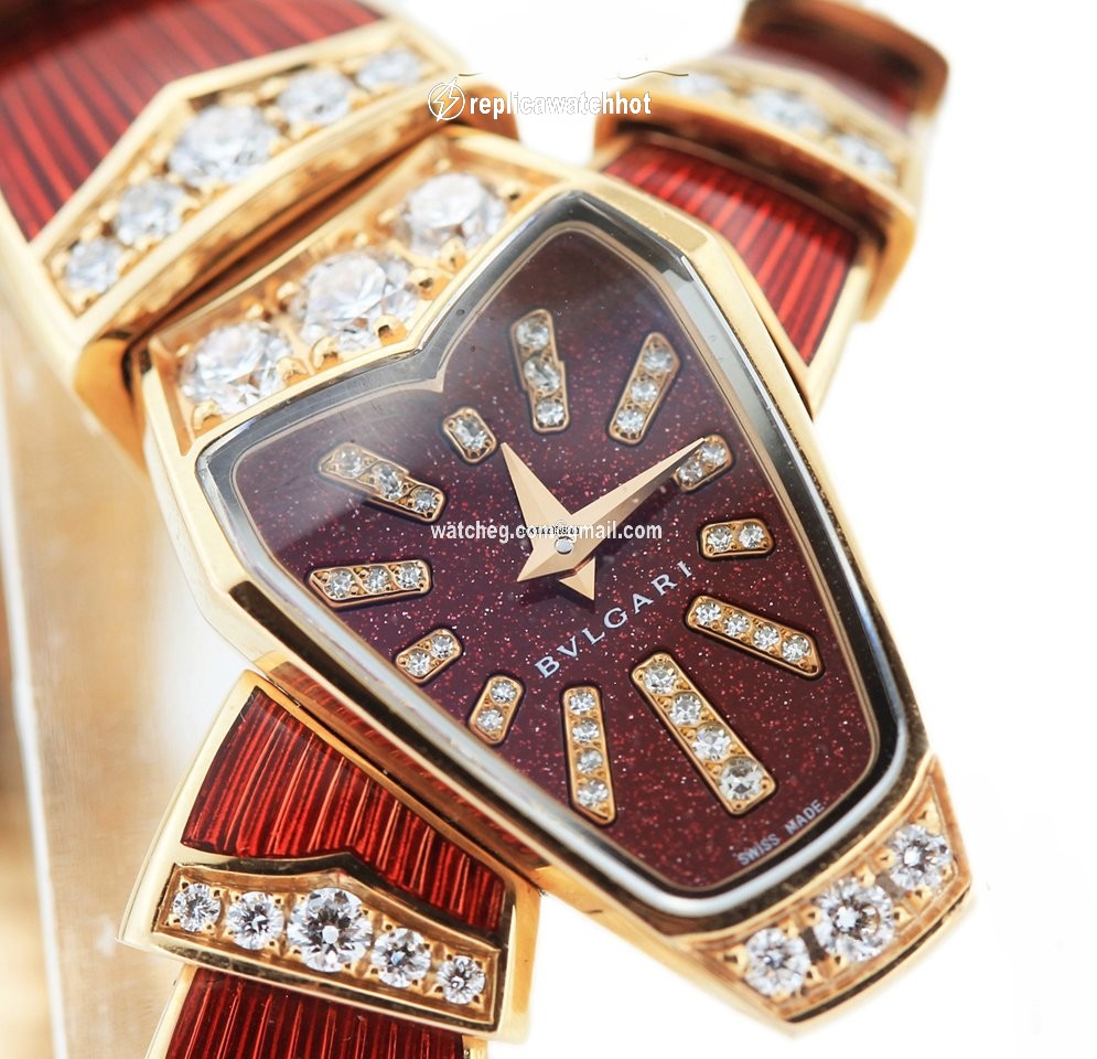 Bulgari Serpenti Womens watch Quartz Rose gold 102345 2