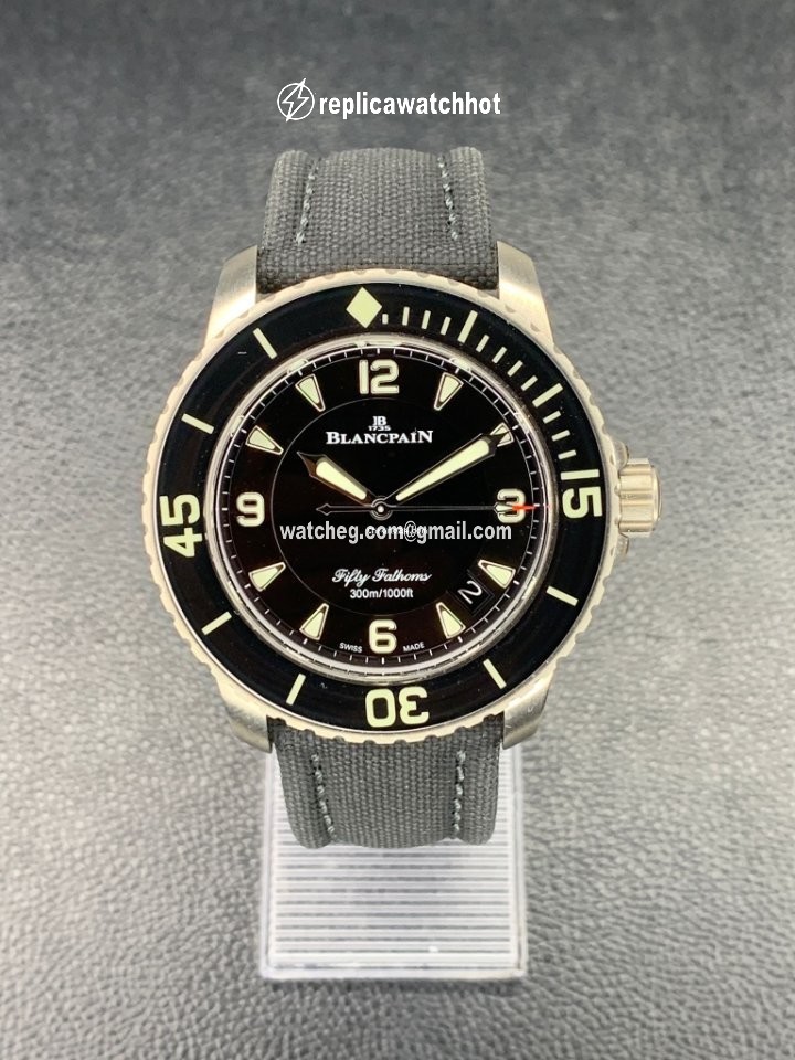 Blancpain Fifty Fathoms Mens watch Unisex Automatic Titanium 5015-12B30-B52A 2