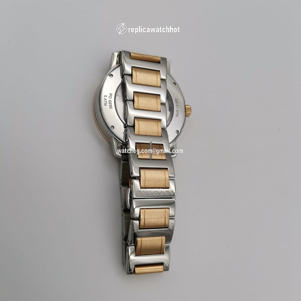 Bulgari Bulgari Mens watch Unisex Automatic Gold Steel BB41SPG 2