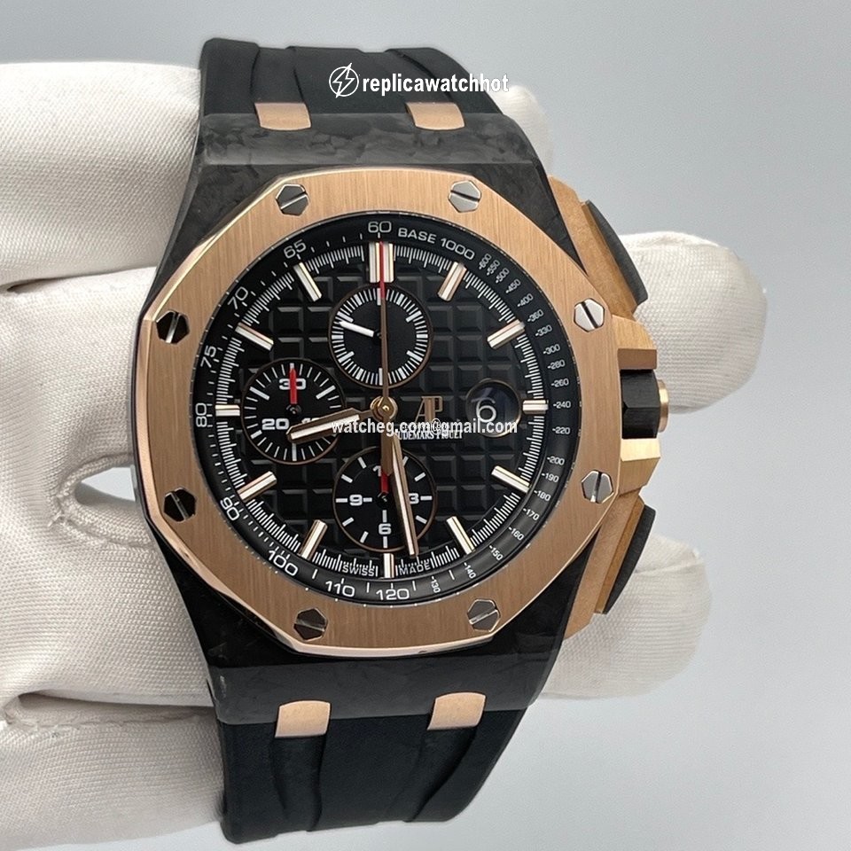 Audemars Piguet Royal Oak Offshore Chronograph Mens watch Unisex Automatic Carbon 26406FR.OO.A002CA.01 2