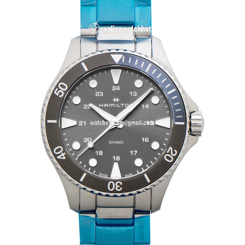 Hamilton Khaki Navy Mens watch Unisex Quartz Steel H82211181 2