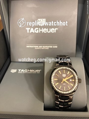 TAG Heuer Link Lady Womens watch Quartz Ceramic WBC1390.BH0744 2