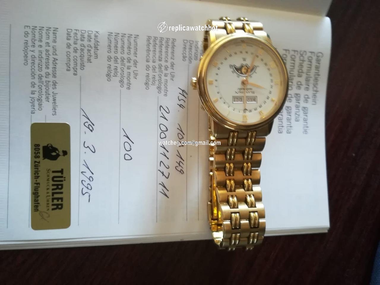 Blancpain Leman Ultra Slim Mens watch Unisex Automatic Yellow gold 2100112711 2
