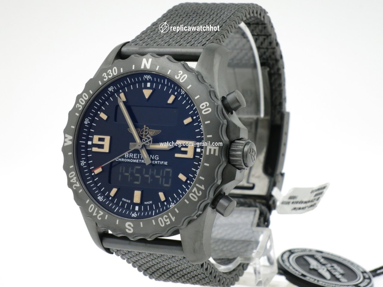 Breitling Chronospace Military Mens watch Unisex Quartz Steel M7836622.BD39.159M 2