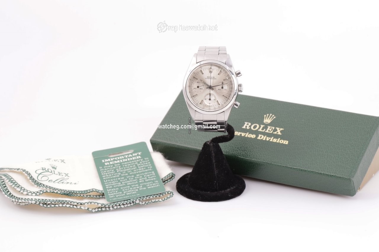 Rolex Chronograph Mens watch Unisex Steel Manual winding 6238 2