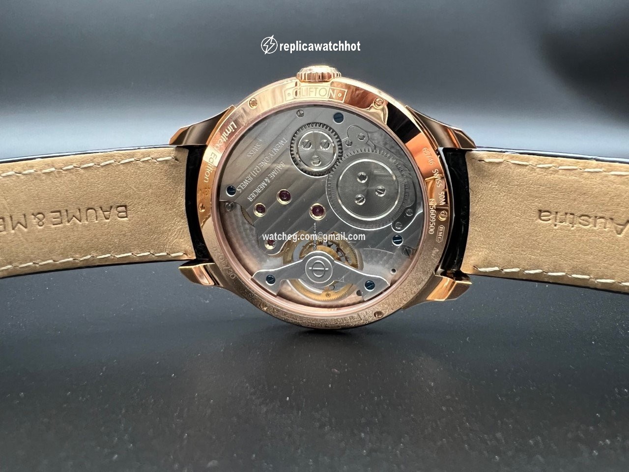 Baume & Mercier Clifton Mens watch Unisex Automatic Rose gold M0A10143 2