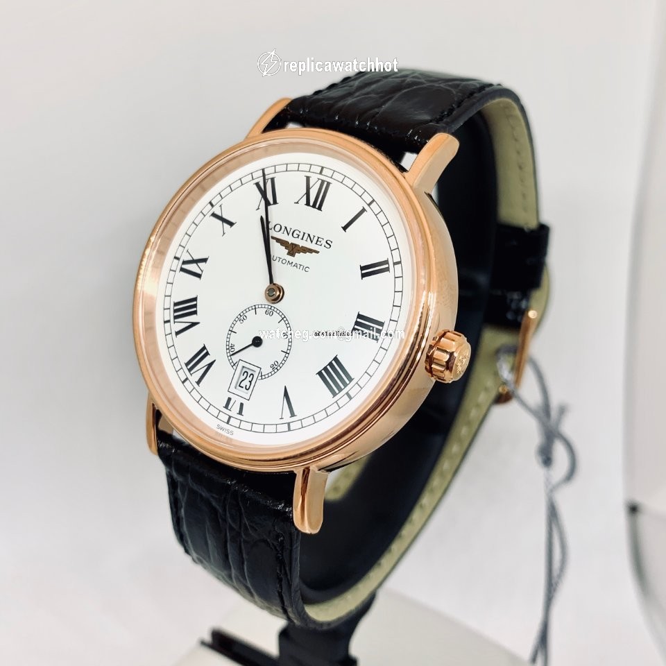 Longines Presence Mens watch Unisex Automatic Gold Steel L49051112 2