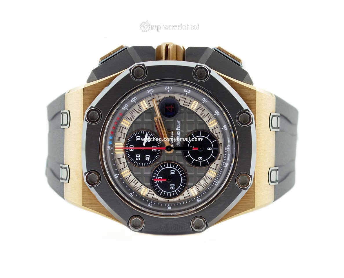 Audemars Piguet Royal Oak Offshore Chronograph Mens watch Unisex Automatic Rose gold 26568OM.OO.A004CA.01 2