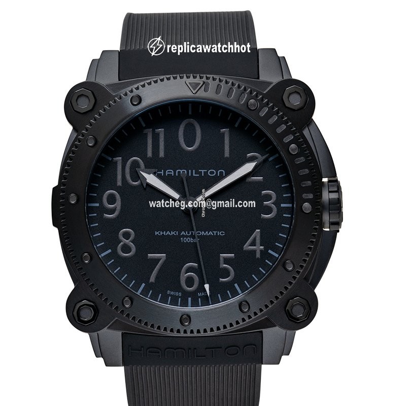 Hamilton Khaki Navy BeLOWZERO Mens watch Unisex Automatic Titanium H78505330 2