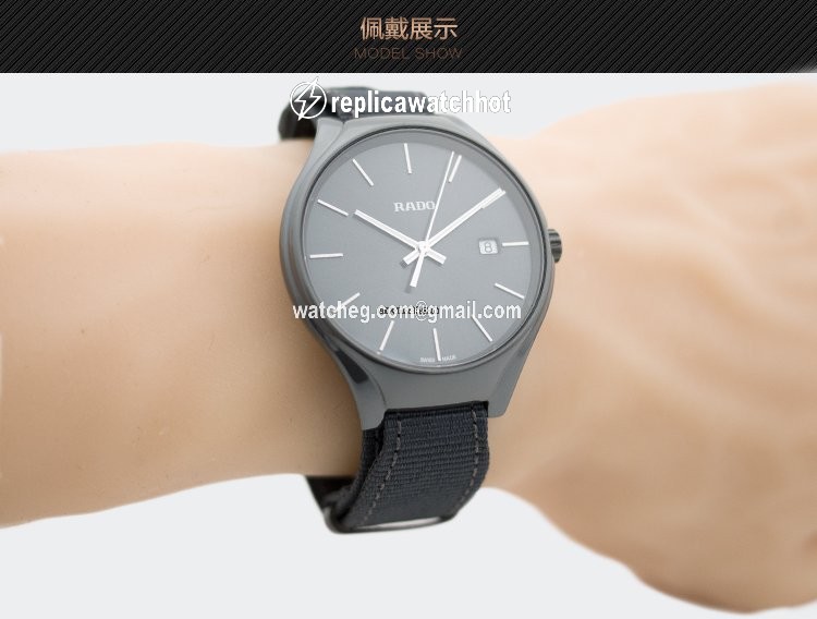 Rado True Mens watch Unisex Quartz Ceramic R27232106 2