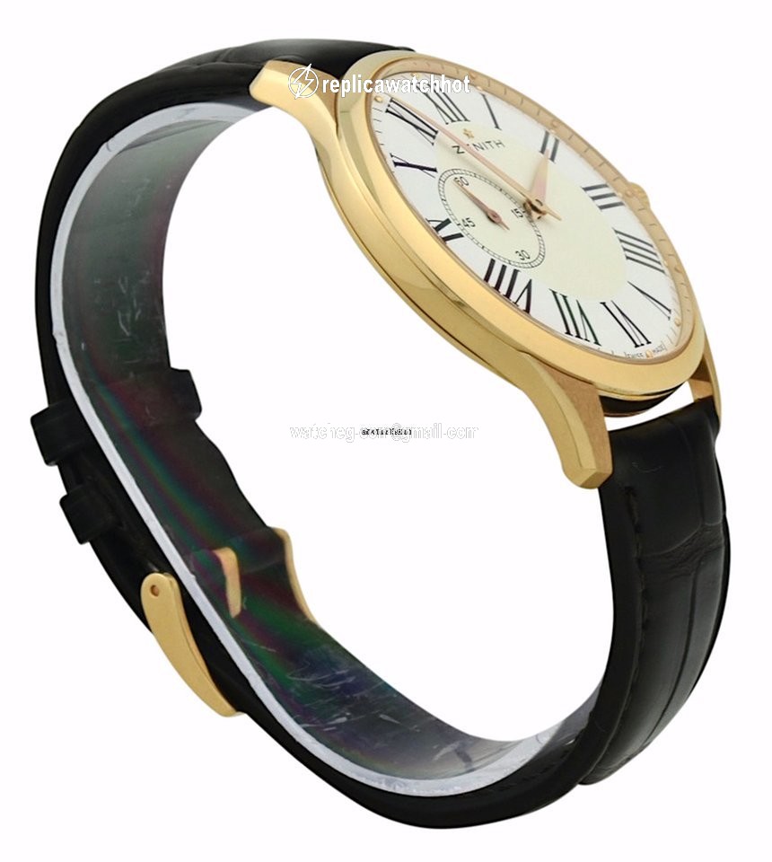 Zenith Elite Ultra Thin Mens watch Unisex Automatic Rose gold 18.2010.681 11.C498 2