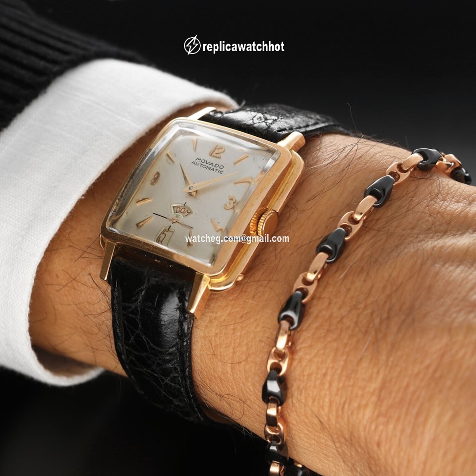 Movado Mens watch Unisex Automatic Rose gold R8477 2