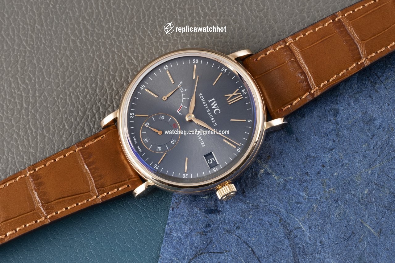IWC Portofino Hand-Wound Mens watch Unisex Manual winding Red gold 5101 2