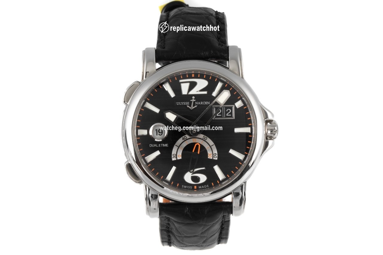 Ulysse Nardin Dual Time Mens watch Unisex Automatic Steel 243-55 2