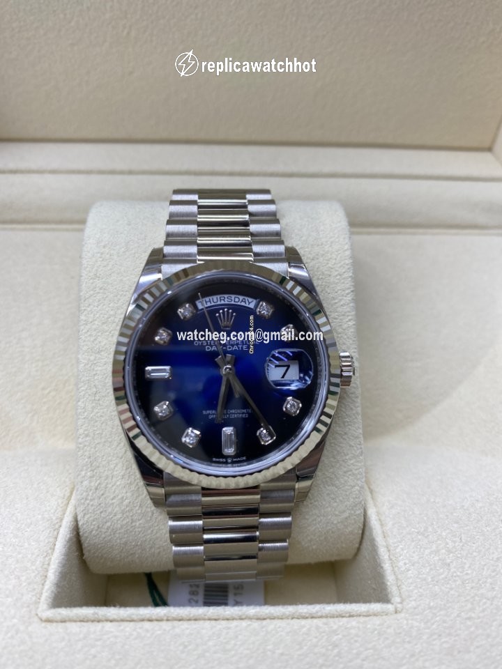 Rolex Day-Date 36 Mens watch Unisex White gold Automatic 128239 2