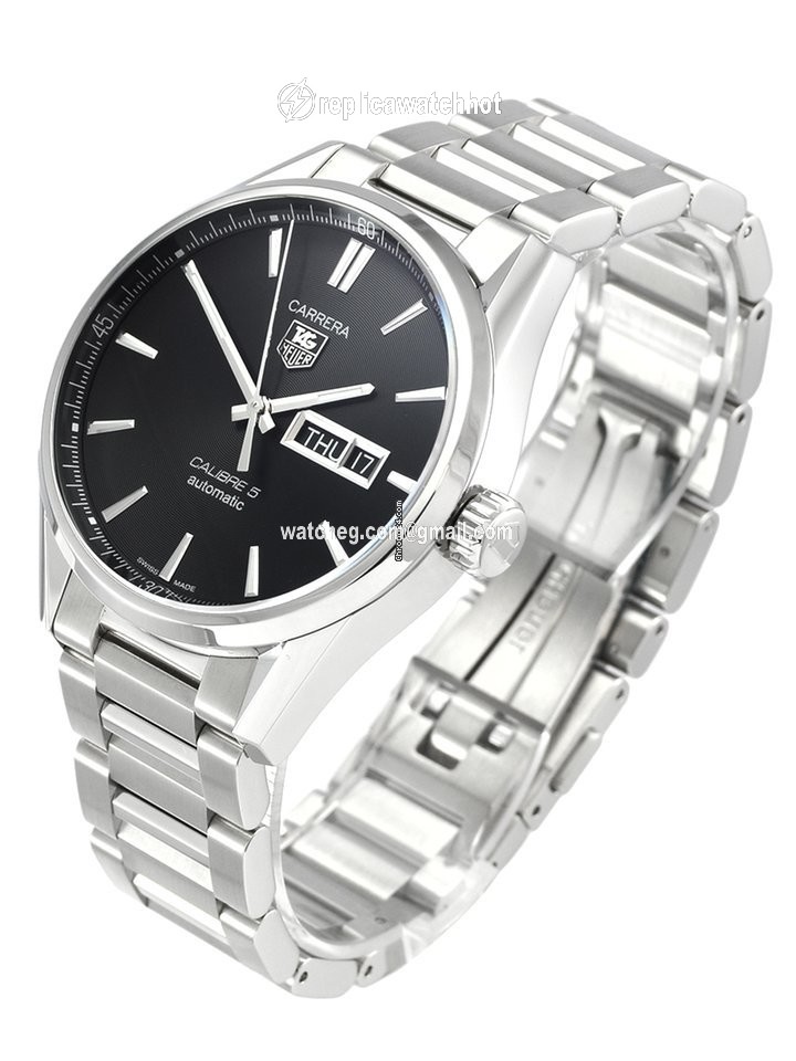 TAG Heuer Carrera Calibre 5 Mens watch Unisex Automatic Steel WAR201A-1 2