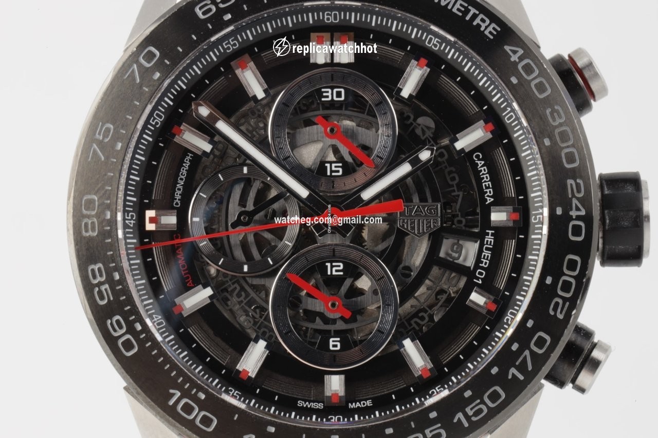 TAG Heuer Carrera Calibre HEUER 01 Mens watch Unisex Automatic Steel CBG2A10.FT168 2