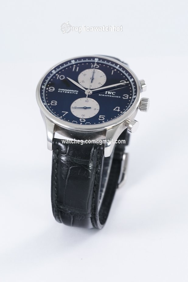 IWC Portuguese Chronograph Mens watch Unisex Automatic Steel IW371417 2