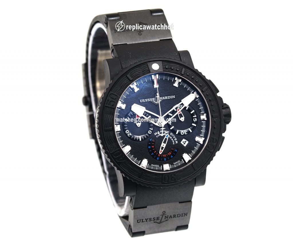 Ulysse Nardin Diver Black Sea Mens watch Unisex Automatic Steel 353-92 2