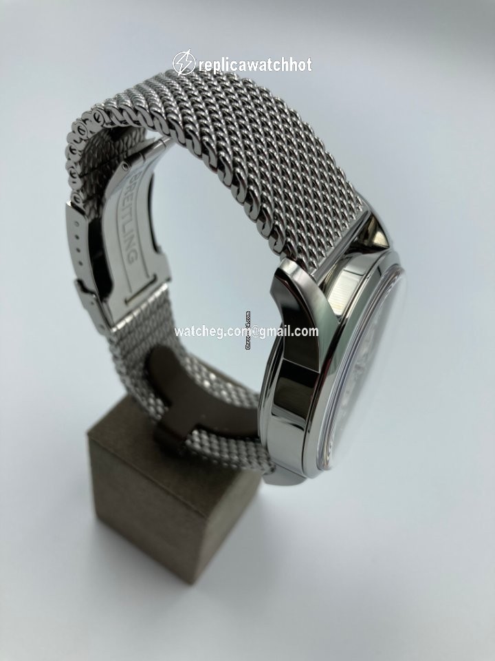 Breitling Transocean Chronograph Unitime Mens watch Unisex Automatic Steel AB0510U0 A732 152A 2