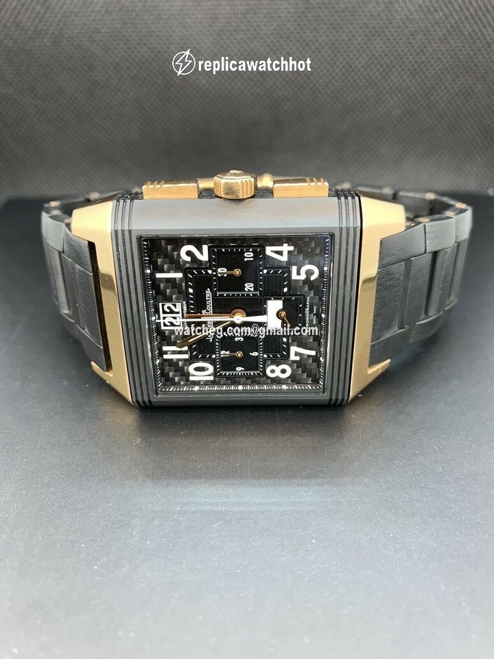 Jaeger-LeCoultre Reverso Squadra World Chronograph Mens watch Unisex Automatic Red gold JLQ702L67P 2