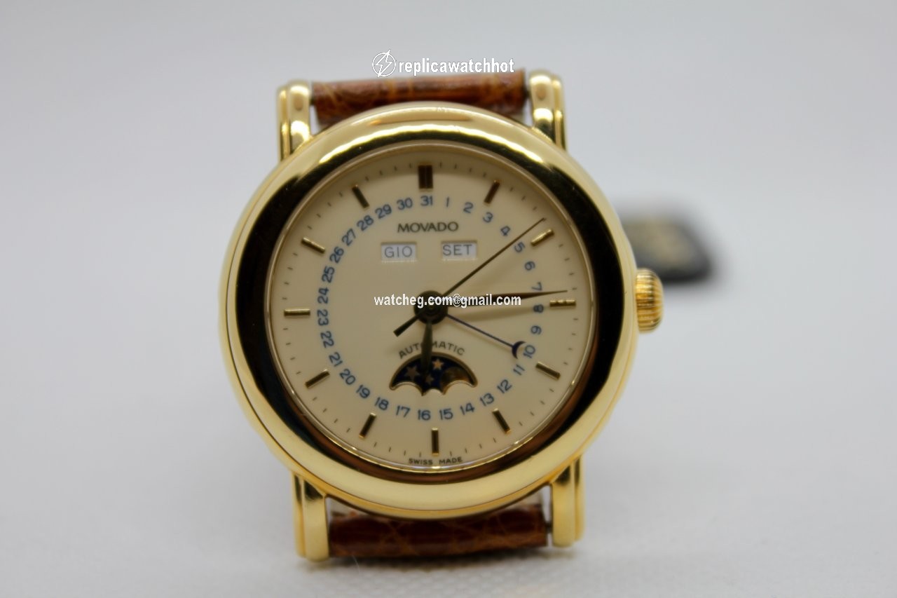 Movado Mens watch Unisex Automatic Yellow gold 40 B1 870 3 417 JMI 2
