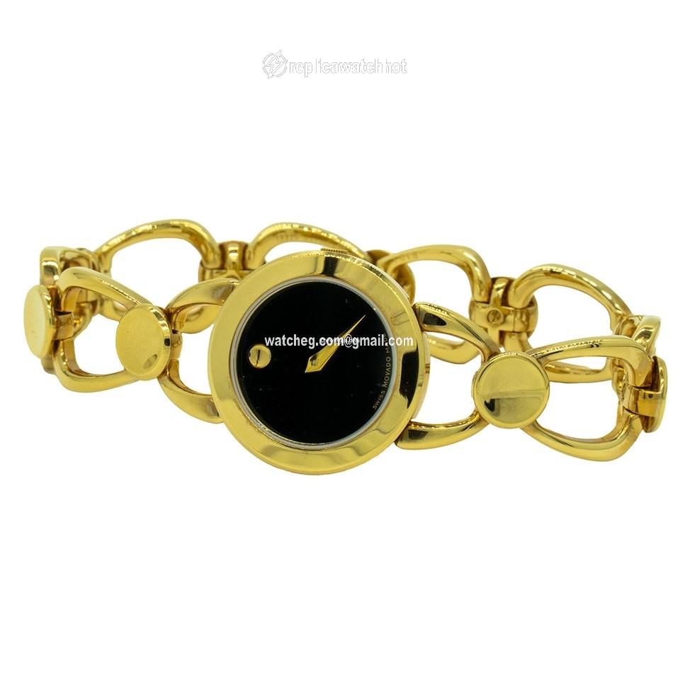 Movado Womens watch Quartz Gold Steel 0606084 2