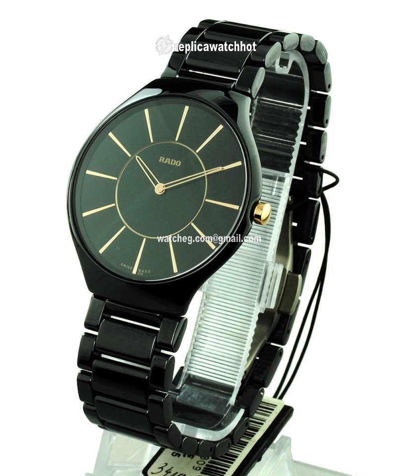 Rado True Thinline Mens watch Unisex Quartz Ceramic R27741152 2