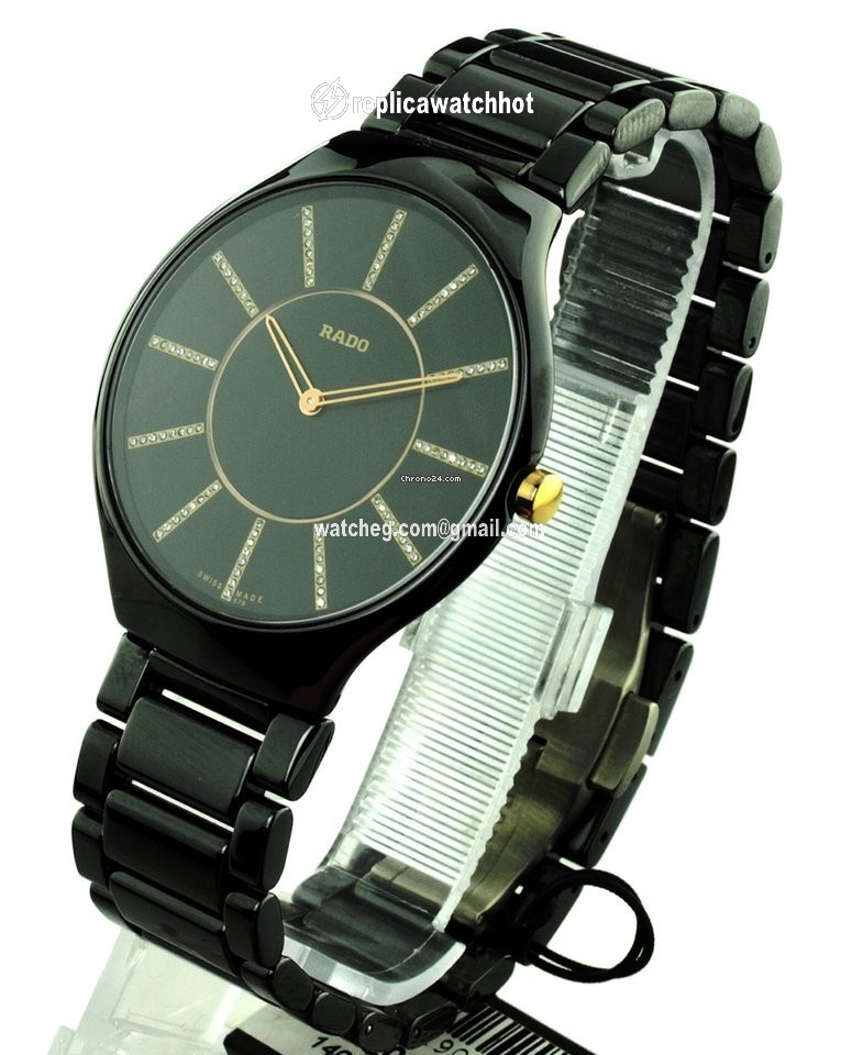Rado True Thinline Mens watch Unisex Quartz Ceramic R27741702 2