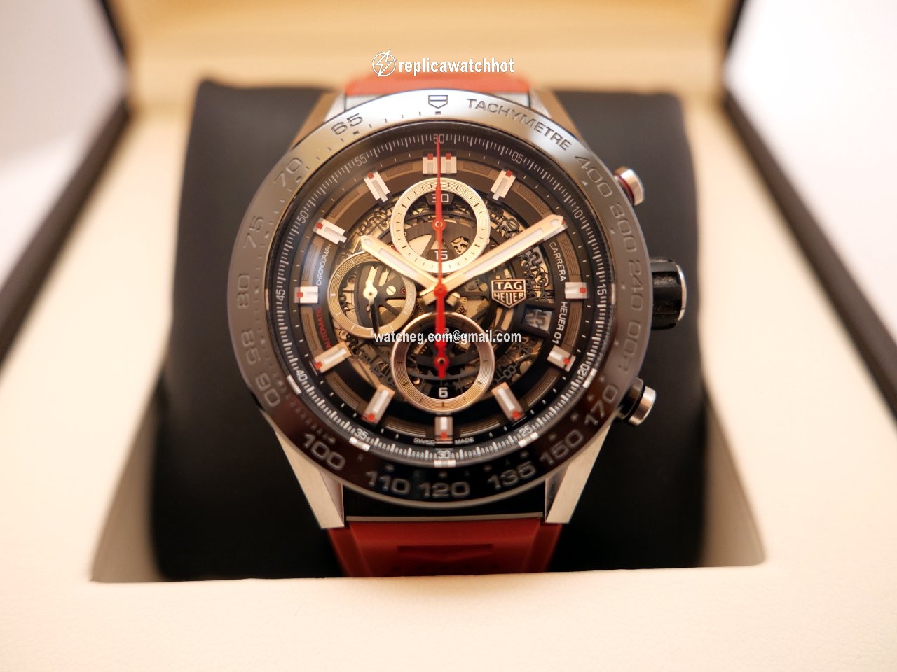 TAG Heuer Carrera Calibre HEUER 01 Mens watch Unisex Automatic Steel CAR2A1Z.FT6050 2