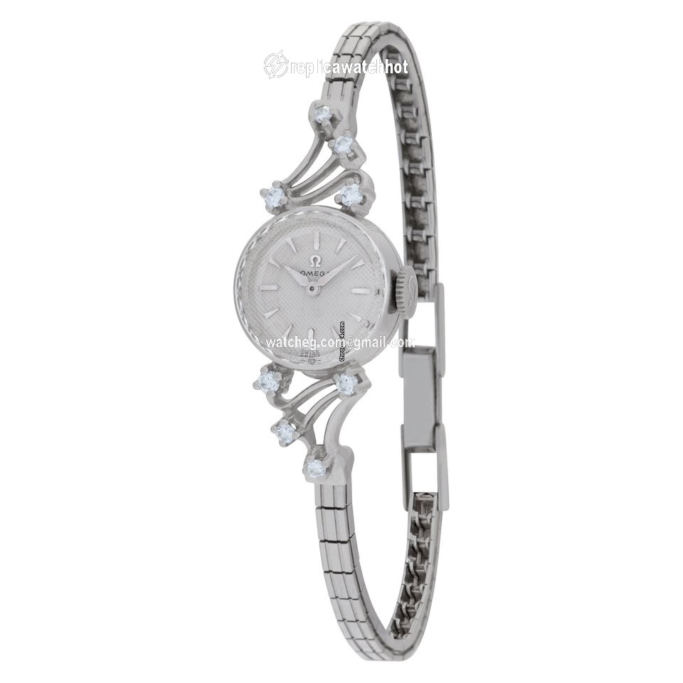 Omega Manual winding White gold A7575 2
