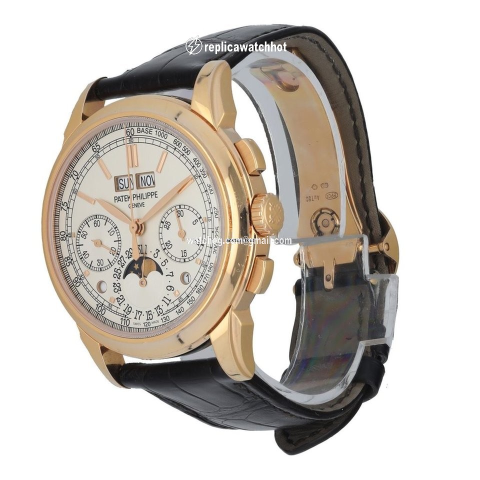 Patek Philippe Perpetual Calendar Chronograph Mens watch Unisex Manual winding Rose gold 5270R 2