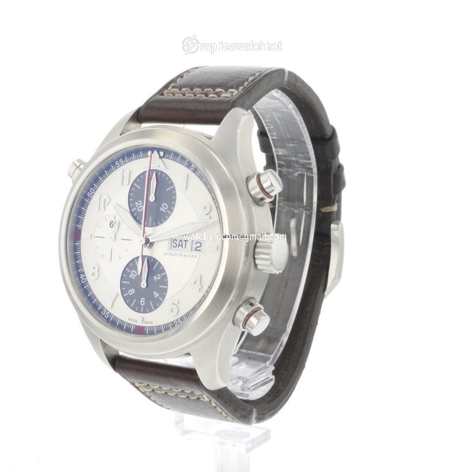 IWC Pilot Double Chronograph Mens watch Unisex Automatic Steel 371806 2