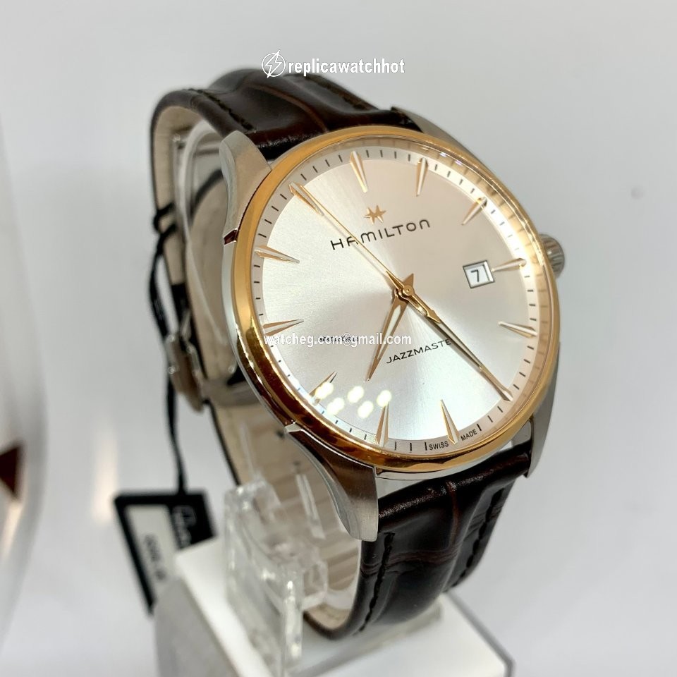 Hamilton Jazzmaster Mens watch Unisex Quartz Steel H32441551 2