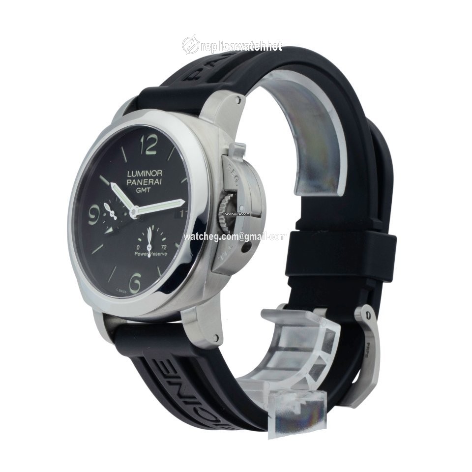 Panerai Luminor 1950 3 Days GMT Power Reserve Automatic Mens watch Unisex Automatic Steel PAM321 2