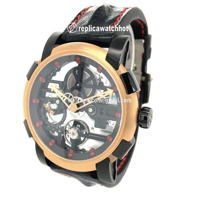 Romain Jerome Moon-DNA Mens watch Unisex Manual winding Gold Steel RJ.M.AU.031.03 2