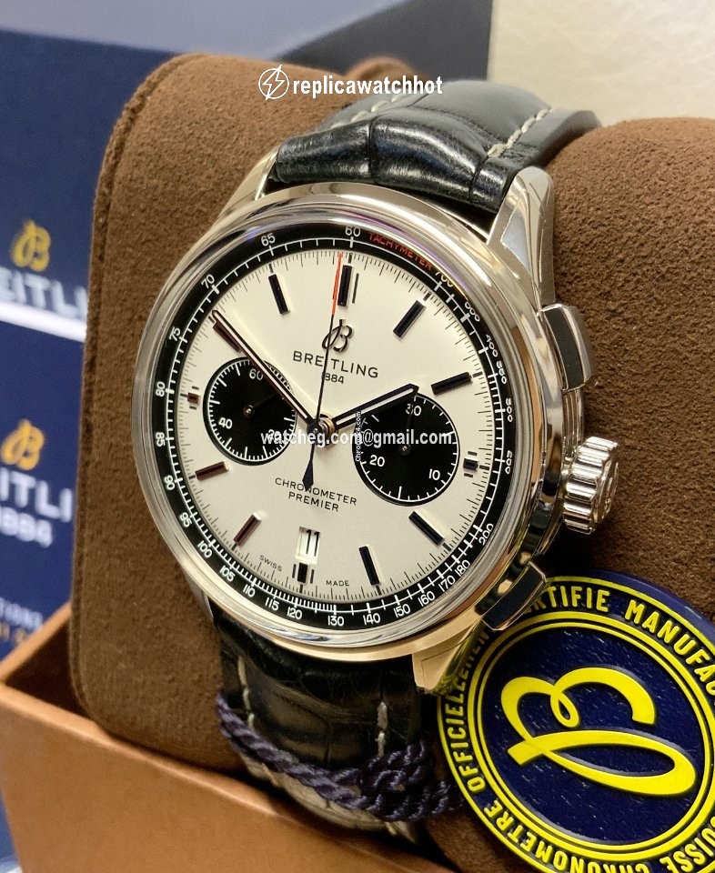 Breitling Mens watch Unisex Automatic Steel AB0118221G1P2 2