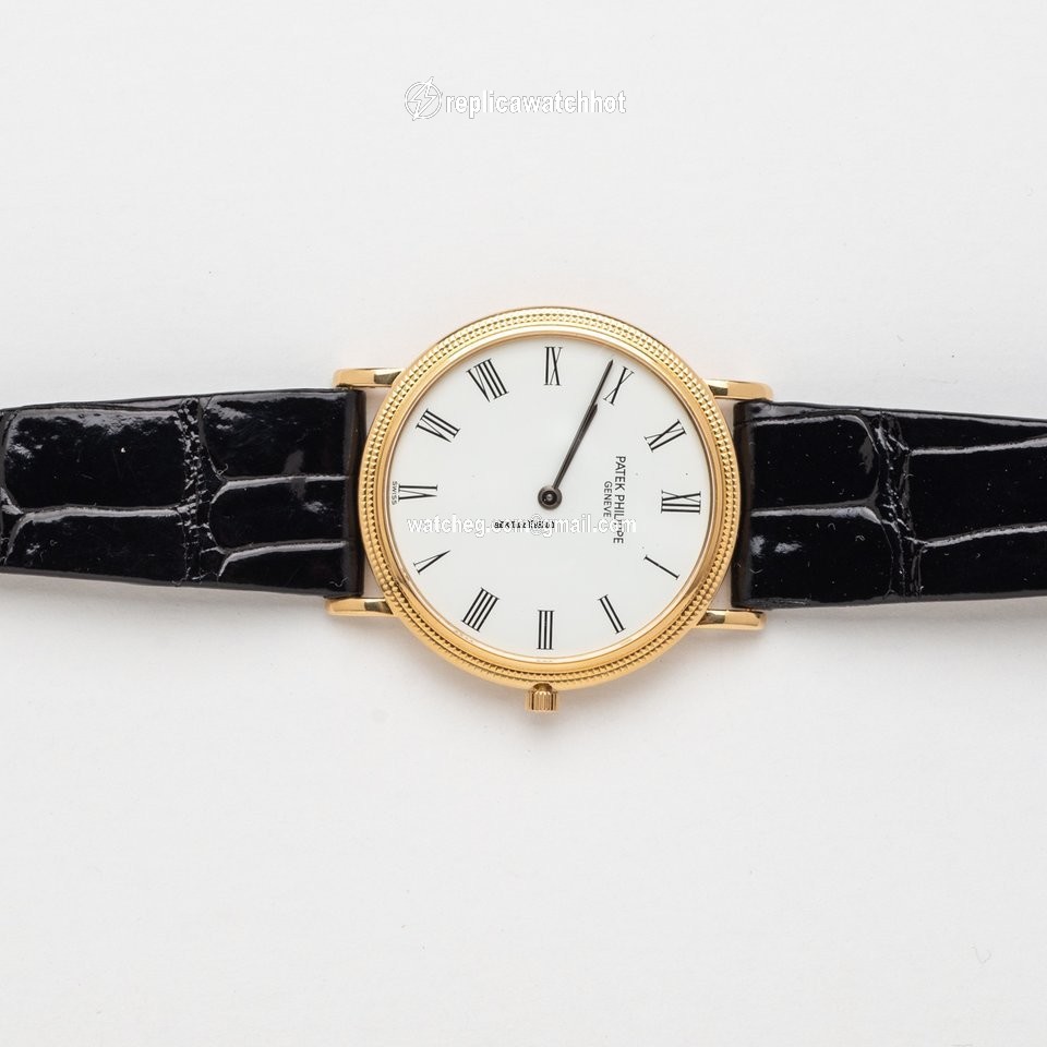 Patek Philippe Calatrava Mens watch Unisex Quartz Yellow gold 3744J-050 2