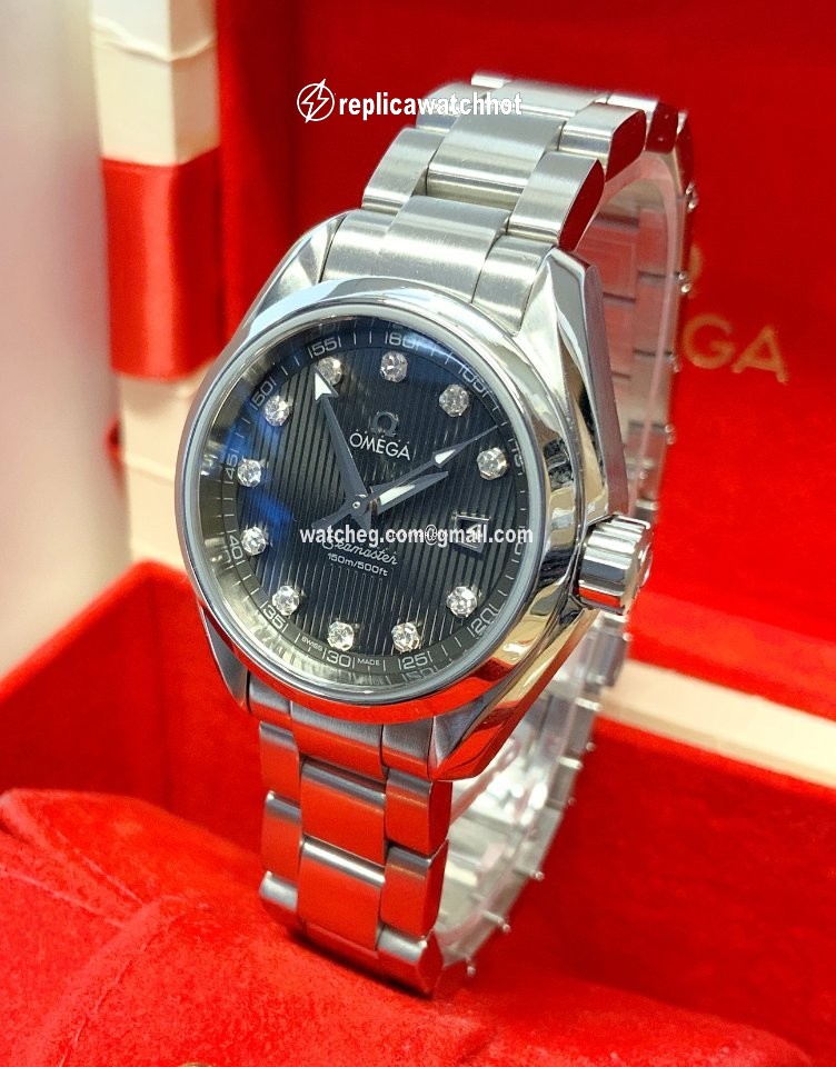 Omega Seamaster Aqua Terra Womens watch Quartz Steel 231.10.30.61.56.001 2