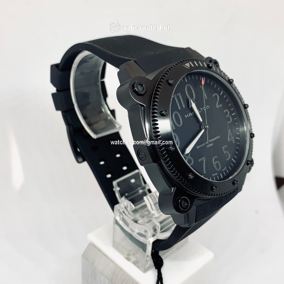 Hamilton Khaki Navy BeLOWZERO Mens watch Unisex Automatic Titanium H78505332 2