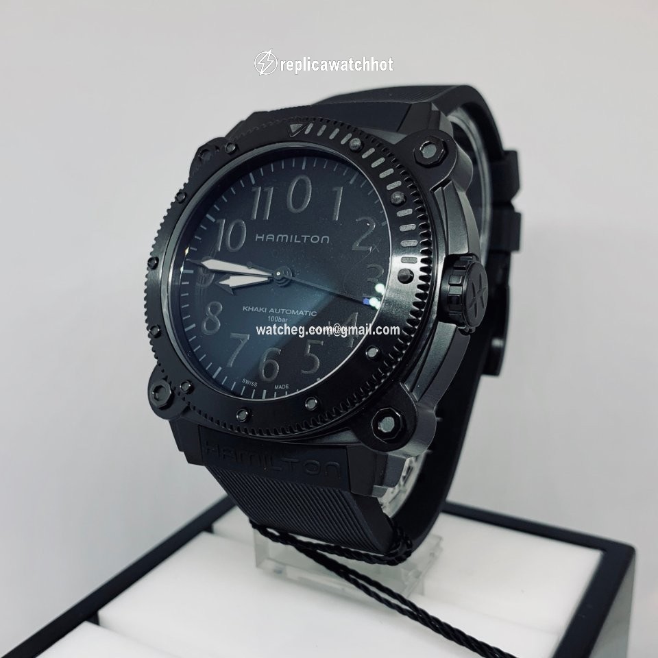 Hamilton Khaki Navy BeLOWZERO Mens watch Unisex Automatic Titanium H78505331 2